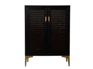 Southern Enterprises Furniture Ismaya Two-Door Bar Cabinet