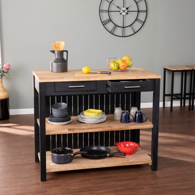 Kitchen island with seating best sale ashley furniture