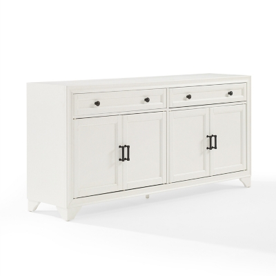 Tara Sideboard, Distressed White, large
