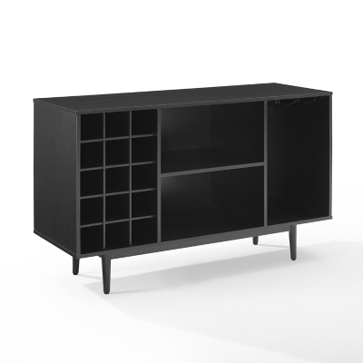 Liam Wine Storage Sideboard, Black, large