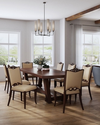Manhattan Comfort Regent Upholstered Dining Chair (Set of 2), , rollover