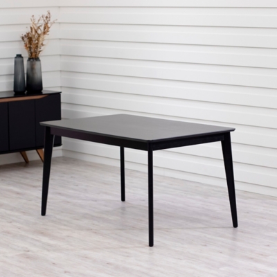 Tudor Dining Table, Black, rollover