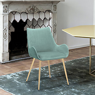 Avery Dining Chair, Green, rollover