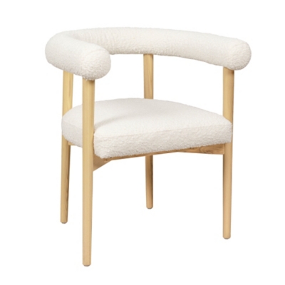 TOV Furniture Spara Dining Chair, Cream, large