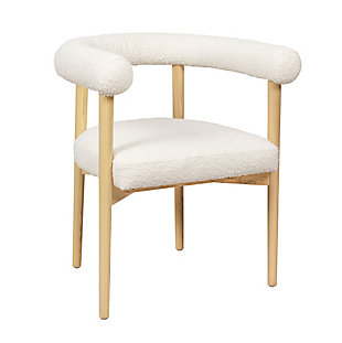 TOV Furniture Spara Dining Chair, Cream, large