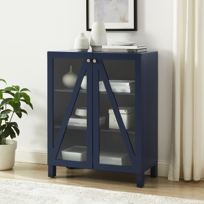 Cassai Stackable Storage Pantry, Navy, rollover