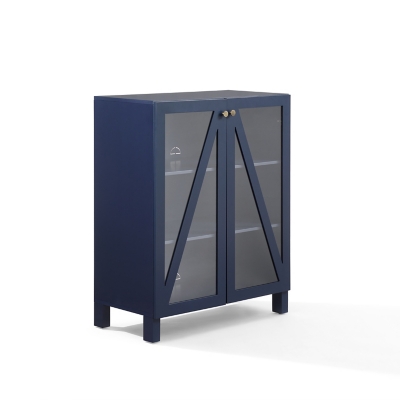 Cassai Stackable Storage Pantry, Navy, large