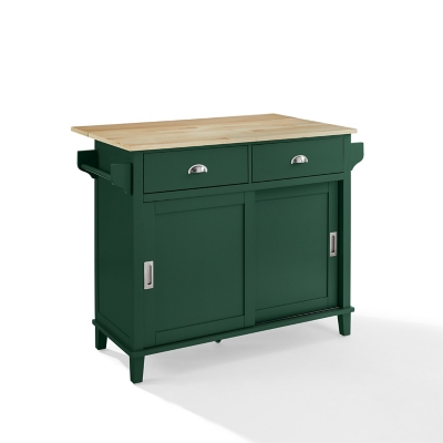 Cora Drop Leaf Kitchen Island, , large