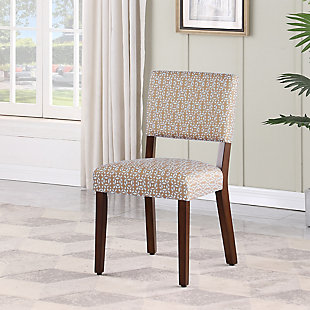HomePop Dining Chair (Set of 2), Yellow, rollover