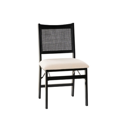 Linon Pacey Cane Folding Chair, , large