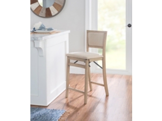 Linon Marley Pad Back Folding Counter Stool