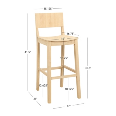 dimensions diagram of stool