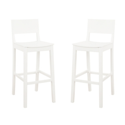 Linon Sera Barstool (Set of 2), White, large