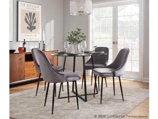 Madanere Dining Chair with Grid Tufting Ashley