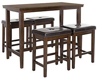 Safavieh Billy Pub Table and 4 Stools Set, , large