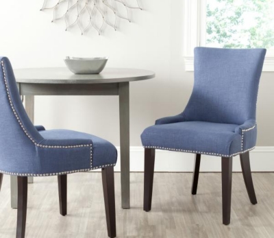 Safavieh Lester Dining Chair (Set of 2), Espresso, rollover