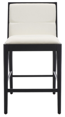 Safavieh Laycee Counter Stool (Set of 2), White/Black, large