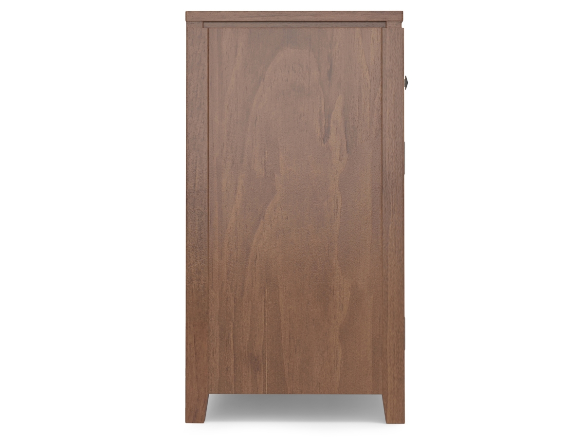 Simpli Home Cosmopolitan Sideboard Buffet, Medium Saddle Brown, large