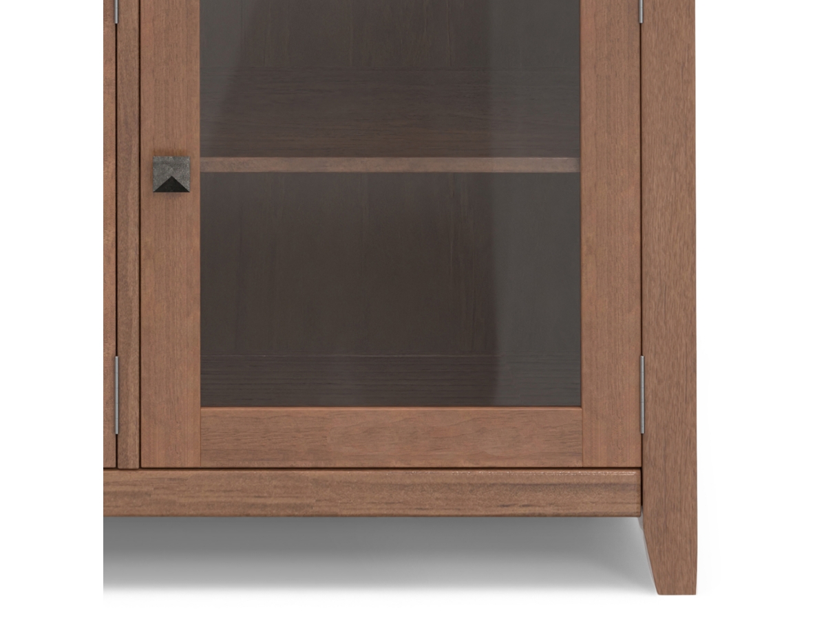 Simpli Home Cosmopolitan Sideboard Buffet, Medium Saddle Brown, large