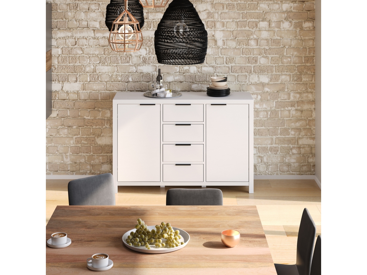 Simpli Home Hollander Sideboard Buffet, , large