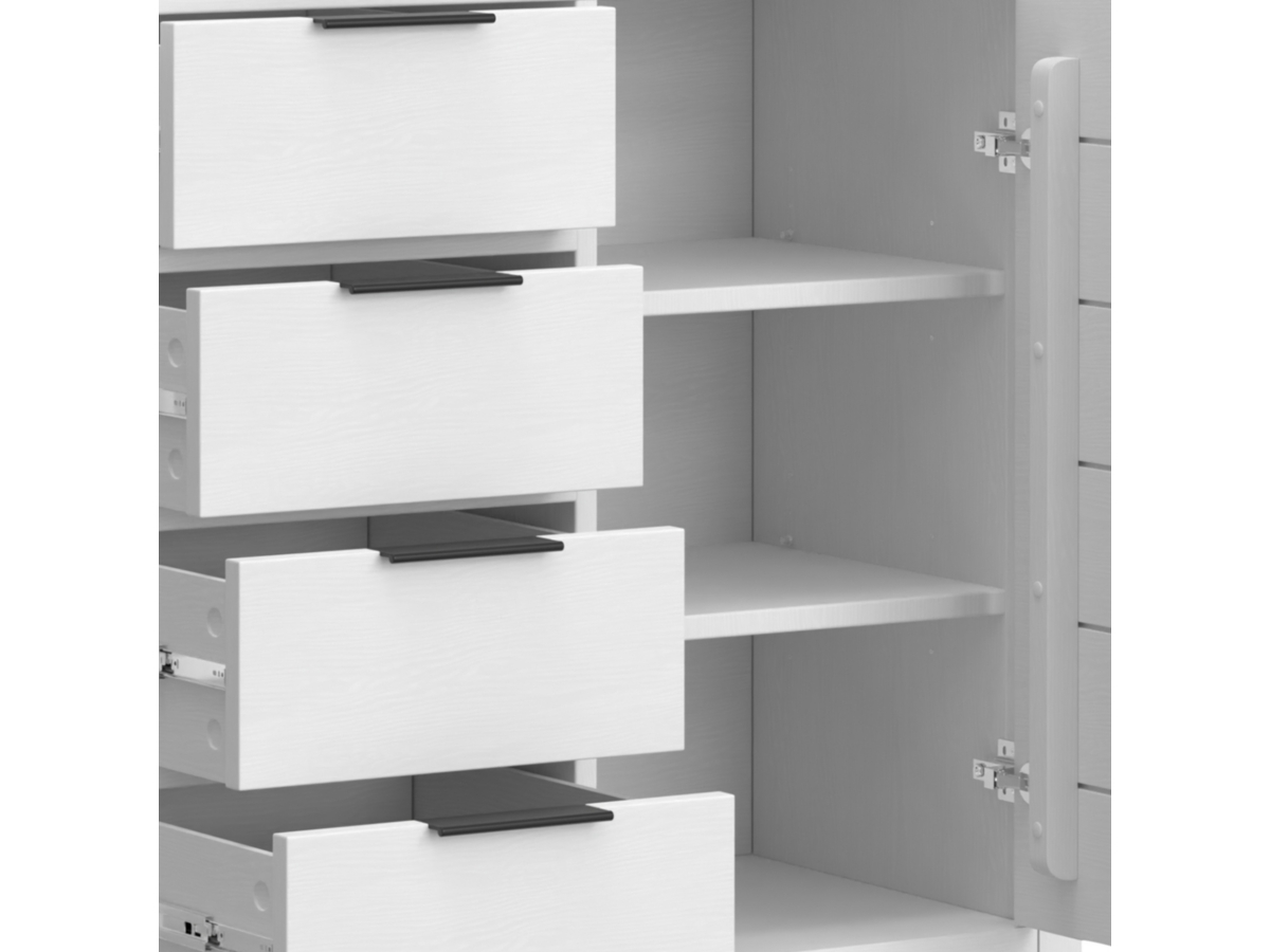 Simpli Home Hollander Sideboard Buffet, , large