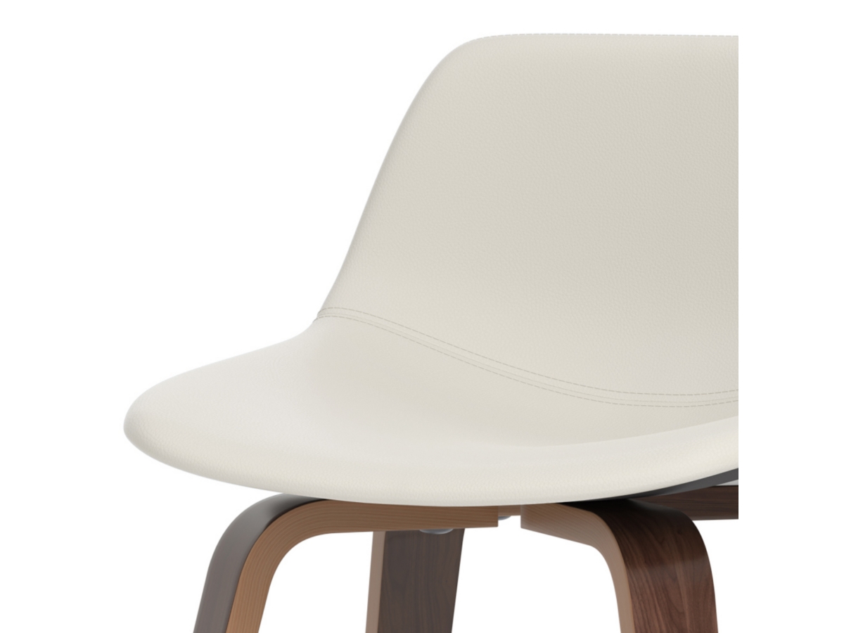 Simpli Home Randolph Counter Height Bar Stool (Set of 2), Cream, large