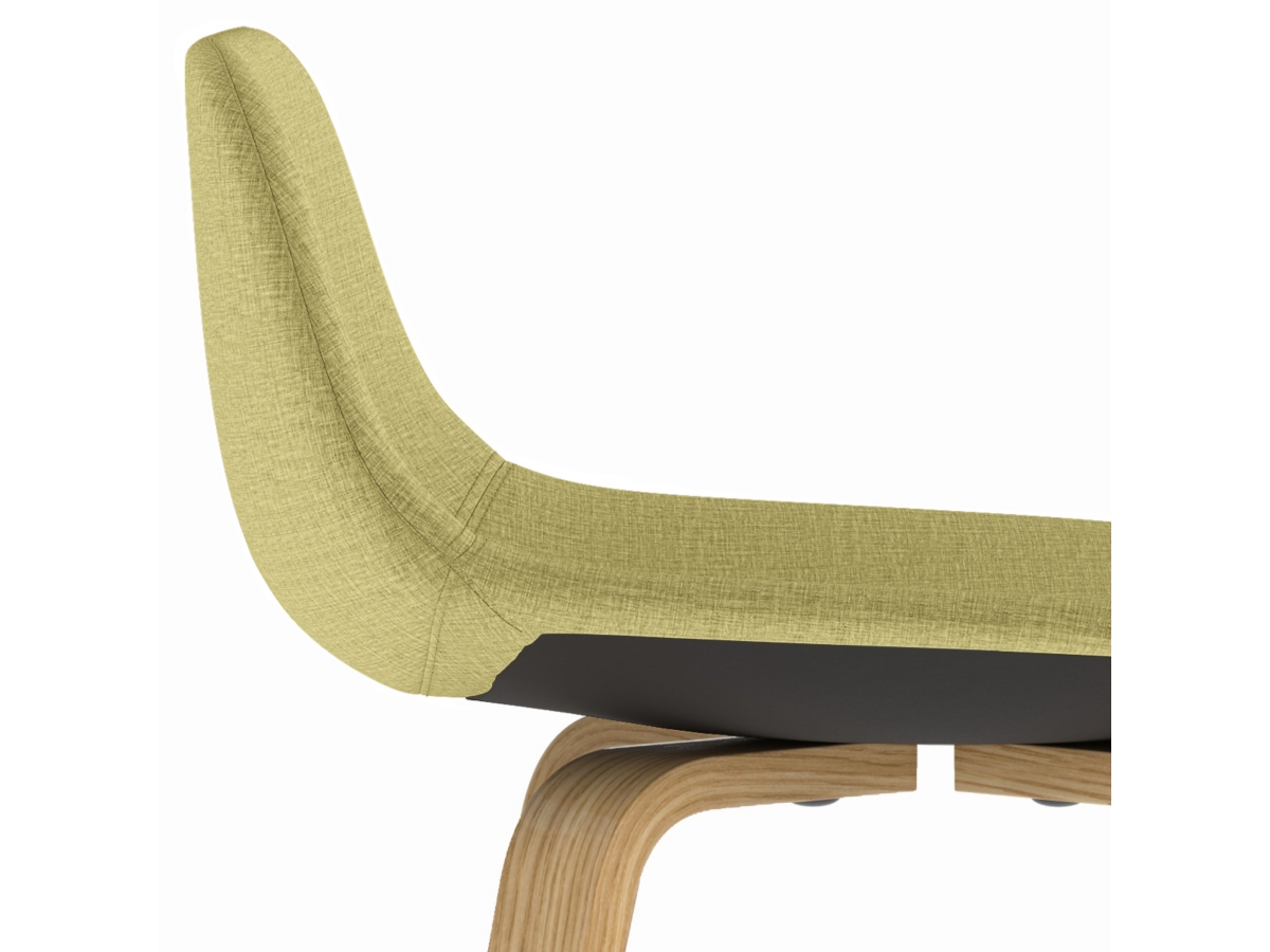 Simpli Home Randolph Counter Height Bar Stool (Set of 2), Acid Green, large