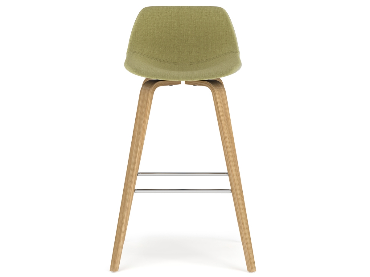 Simpli Home Randolph Counter Height Bar Stool (Set of 2), Acid Green, large