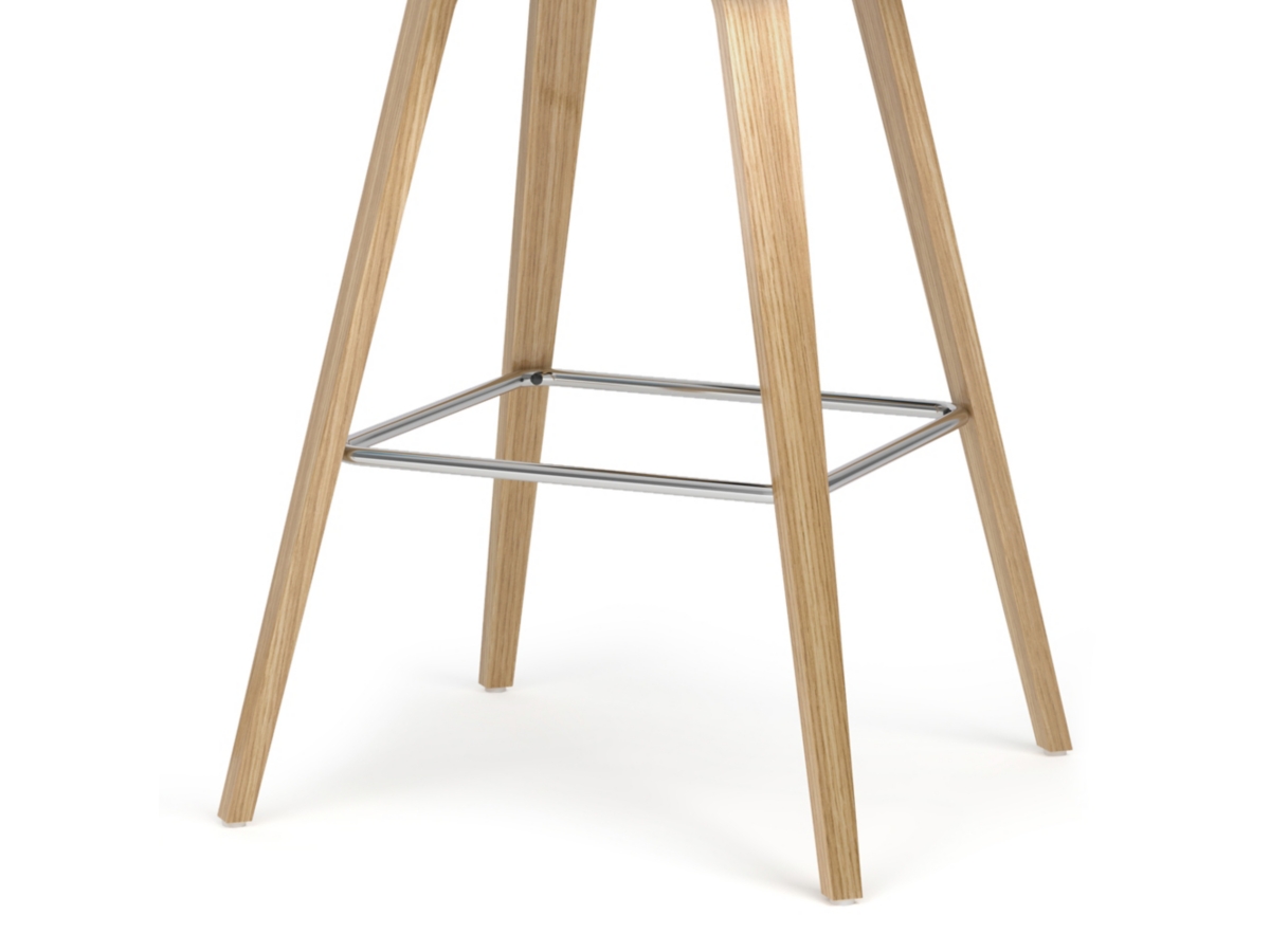 Simpli Home Randolph Counter Height Bar Stool (Set of 2), Acid Green, large