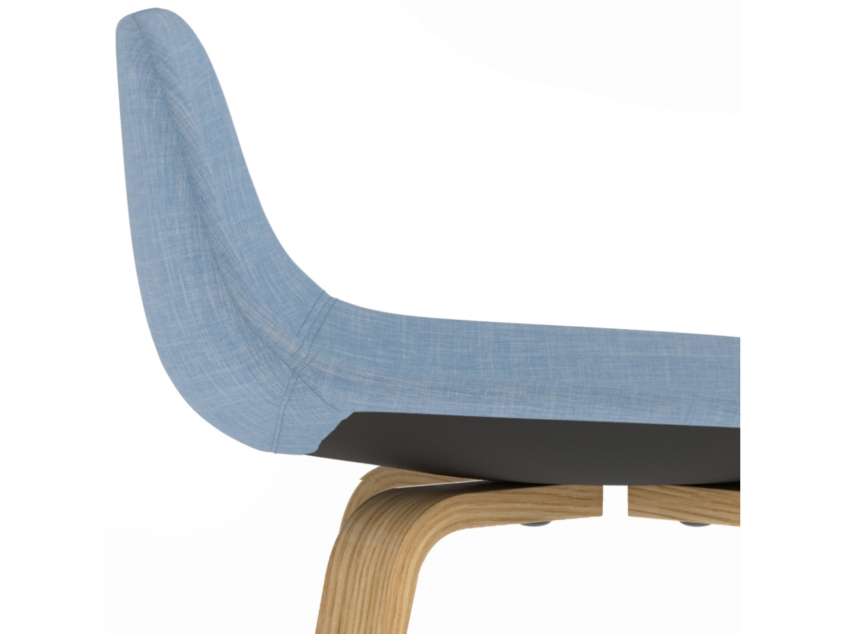 Simpli Home Randolph Counter Height Bar Stool (Set of 2), Denim Blue, large