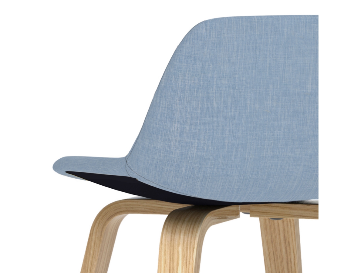 Simpli Home Randolph Counter Height Bar Stool (Set of 2), Denim Blue, large