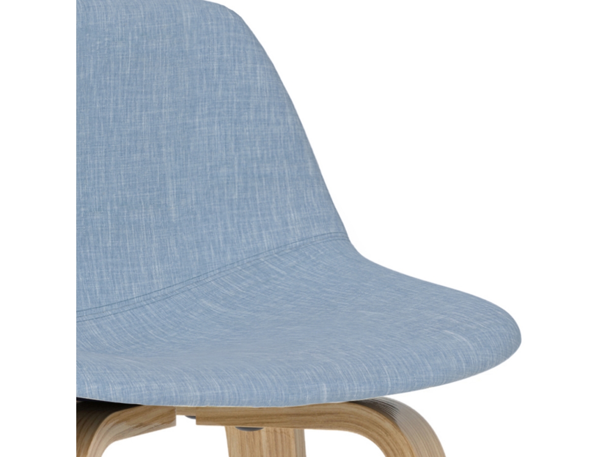 Simpli Home Randolph Counter Height Bar Stool (Set of 2), Denim Blue, large