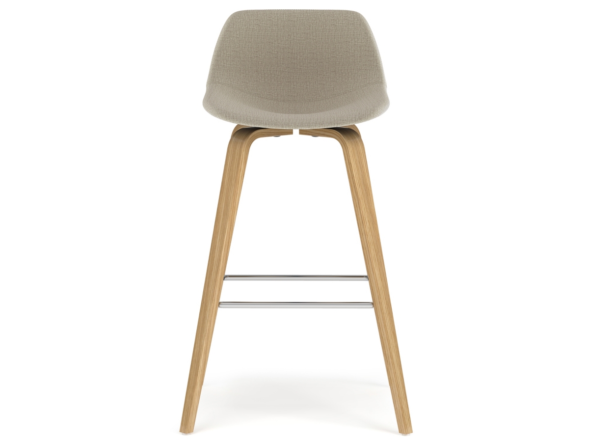 Simpli Home Randolph Counter Height Bar Stool (Set of 2), Natural, large