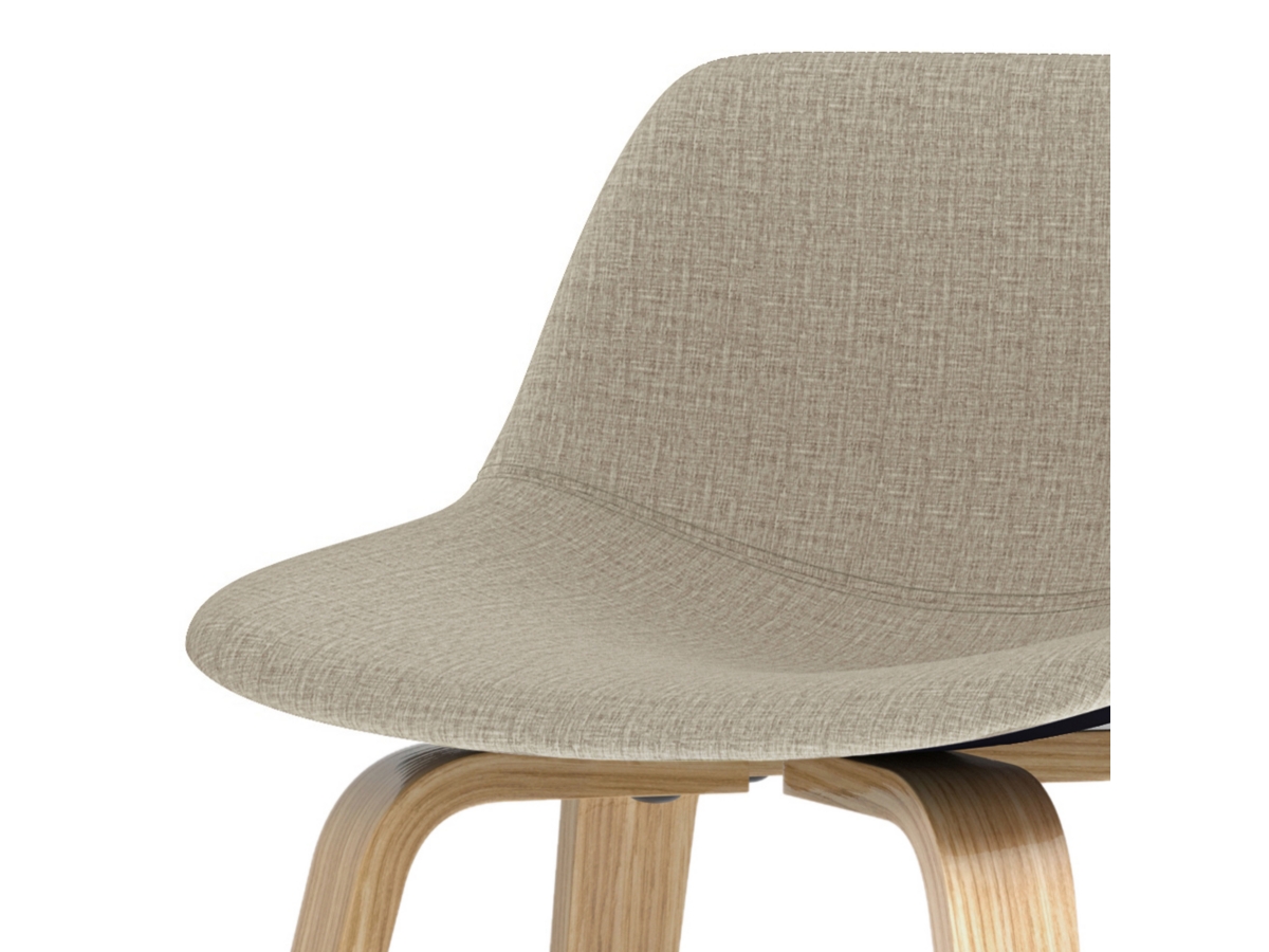 Simpli Home Randolph Counter Height Bar Stool (Set of 2), Natural, large