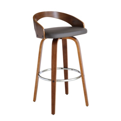 Sonia Barstool, Gray/Chrome, large