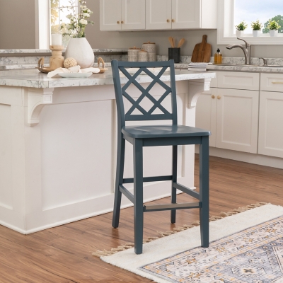 Linon Kolt Counter Stool, Graphite, rollover