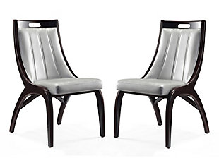 Danube Dining Chair (Set of 2), Silver, large
