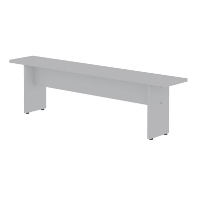 Manhattan Comfort Nomad 68" Dining Bench, White, large