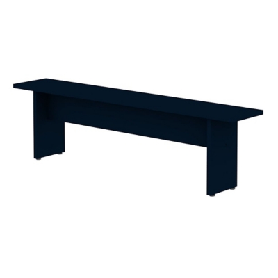 Manhattan Comfort Nomad 68" Dining Bench, Blue, large