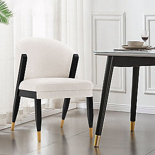 Ola Dining Chair, Cream, rollover