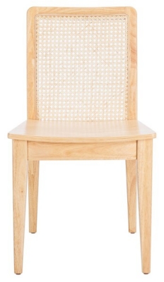 Safavieh Benicio Dining Chair (Set of 2), Natural, large