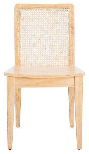Safavieh Benicio Dining Chair (Set of 2), Natural, large