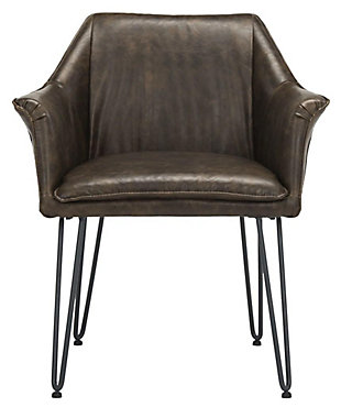 Safavieh Esme Dining Chair (Set of 2), Dark Brown, large