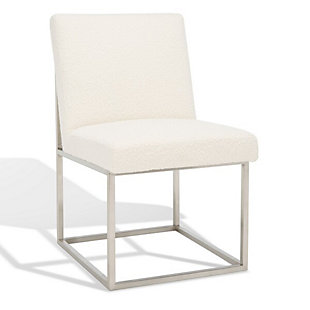 Safavieh Jenette Dining Chair, Ivory/Silver, large