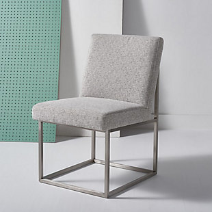 Safavieh Jenette Dining Chair, Gray/Silver, rollover