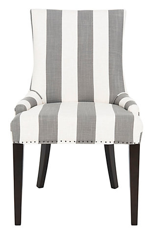 Safavieh Becca Dining Chair, Gray/White, large