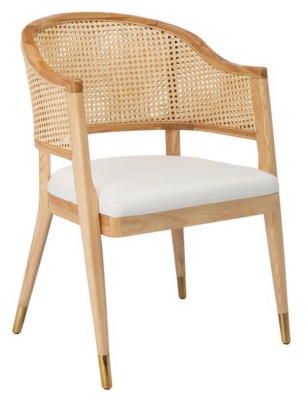 Safavieh Rogue Rattan Dining Chair, Natural, large