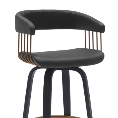 Stool with legs and ring footrest