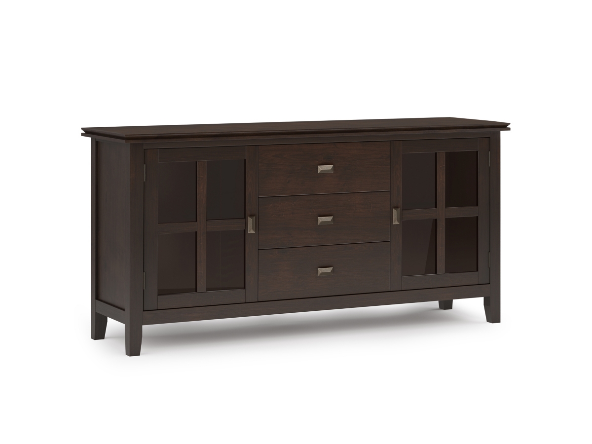 Simpli Home Artisan Sideboard Buffet, Walnut, large