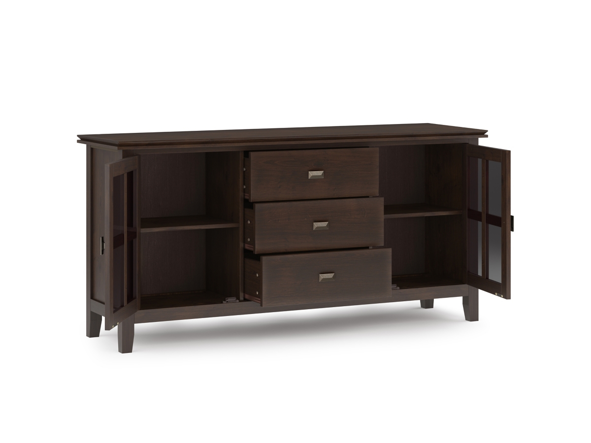 Simpli Home Artisan Sideboard Buffet, Walnut, large